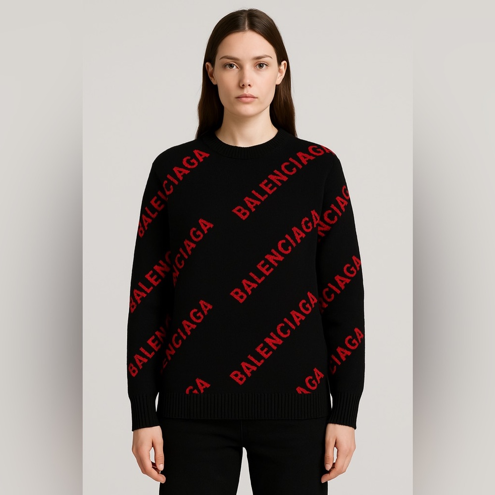 Balenciaga Knit Crew Neck Sweater